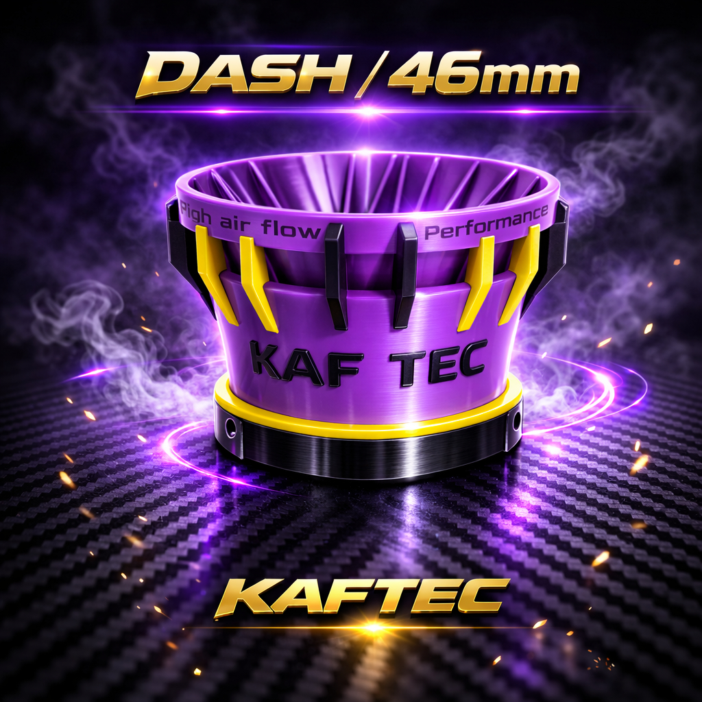 ปากแตรคาบู แดช dash ปากแตรดูดสองทาง ปาก46มิล ใส่พอดี Kaftec