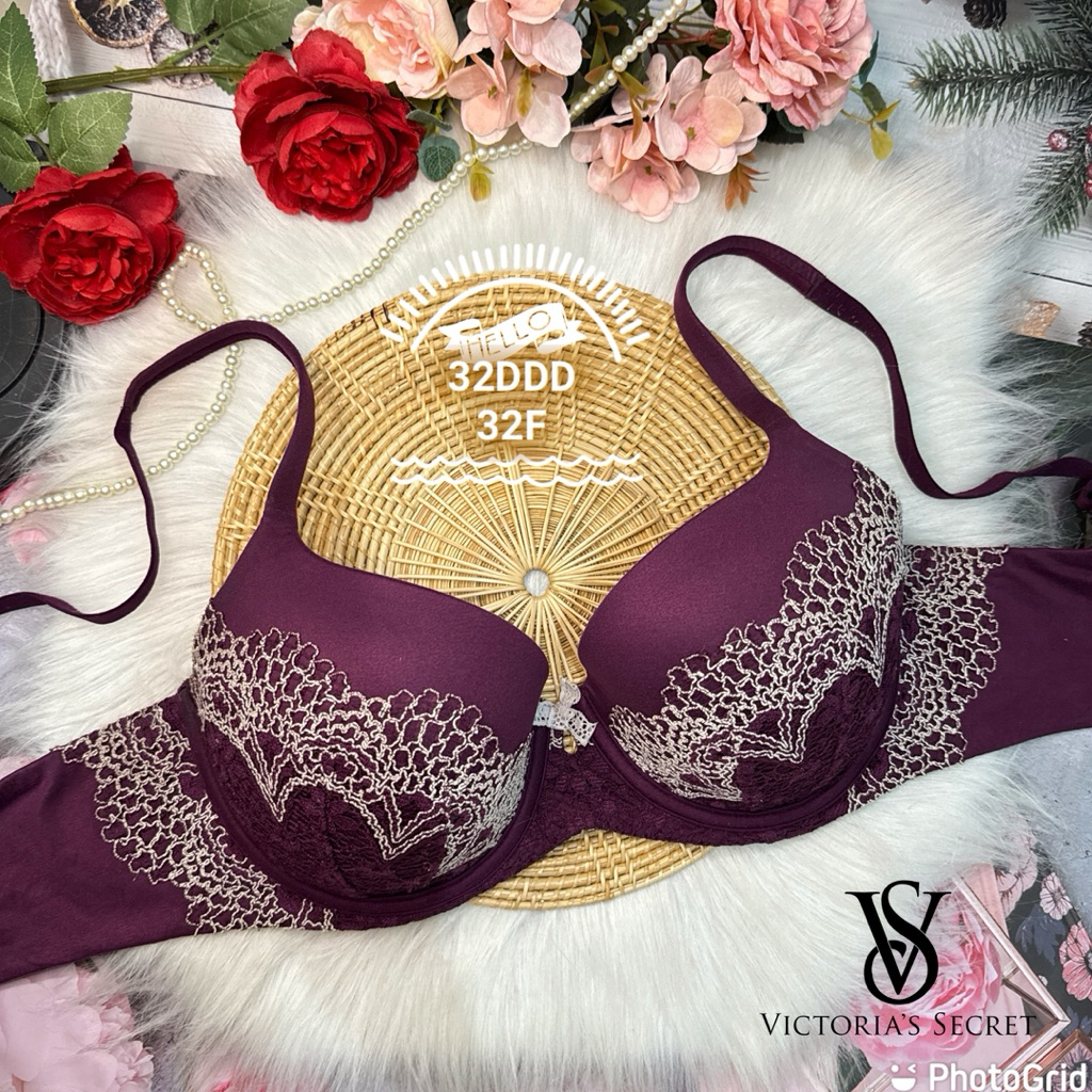 Victoria’s Secret ใหม่มาก 32DDD/32F ฟองบาง สะอาด