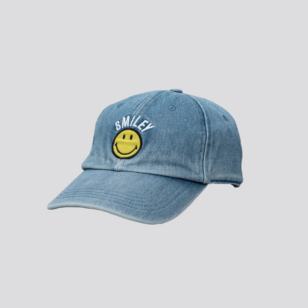 SMILEY® BLUE DENIM ESSENTIAL CAP
