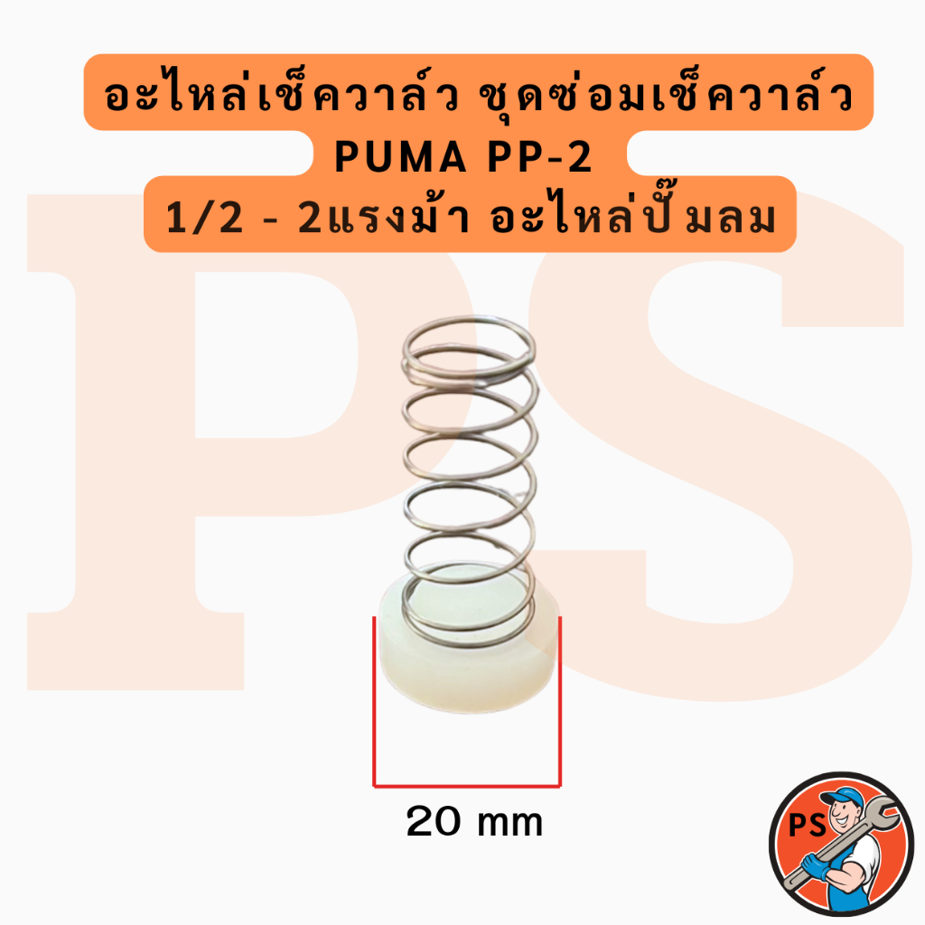 อะไหล่เช็ควาล์ว ชุดซ่อมเช็ควาล์ว PUMA PP 2 1/2 - 2แรงม้า