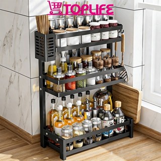 [กันสนิม]2/3 ชั้น ชั้นวางเครื่องปรุง สำหรับวางของในครัว กันส…