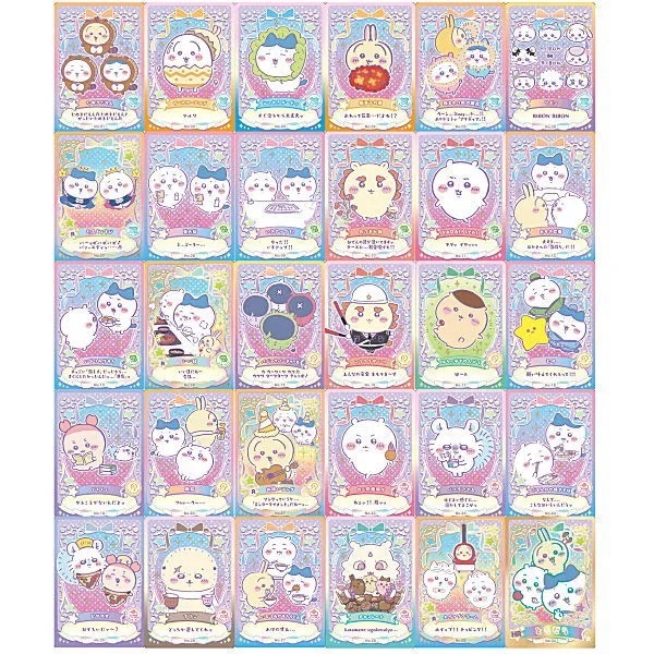 Chiikawa Wafer Lucky Card Collection ชุดที่1,2งานแท้ของใหม่ในซีนๆนอกมีริ้วรอย