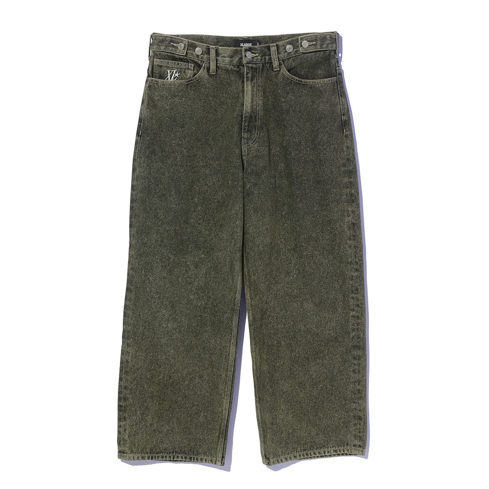 กางเกงยีนส์ผ้าเดนิม XLARGE รุ่น EMBOSSED DENIM PANTS