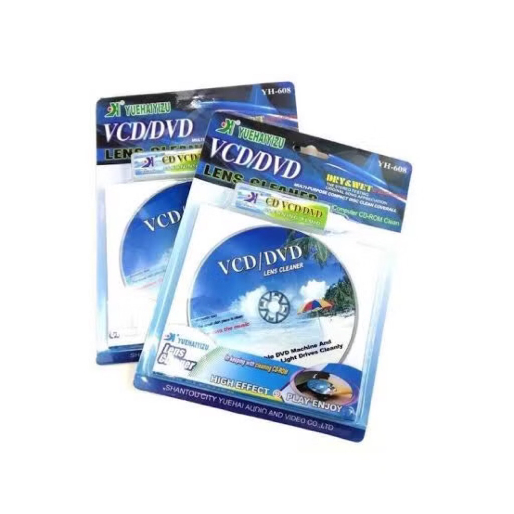 Yuehaiyizu YH-608 น้ำยาและแผ่นทำความสะอาดหัวอ่าน CD DVD รูปที่ 5
