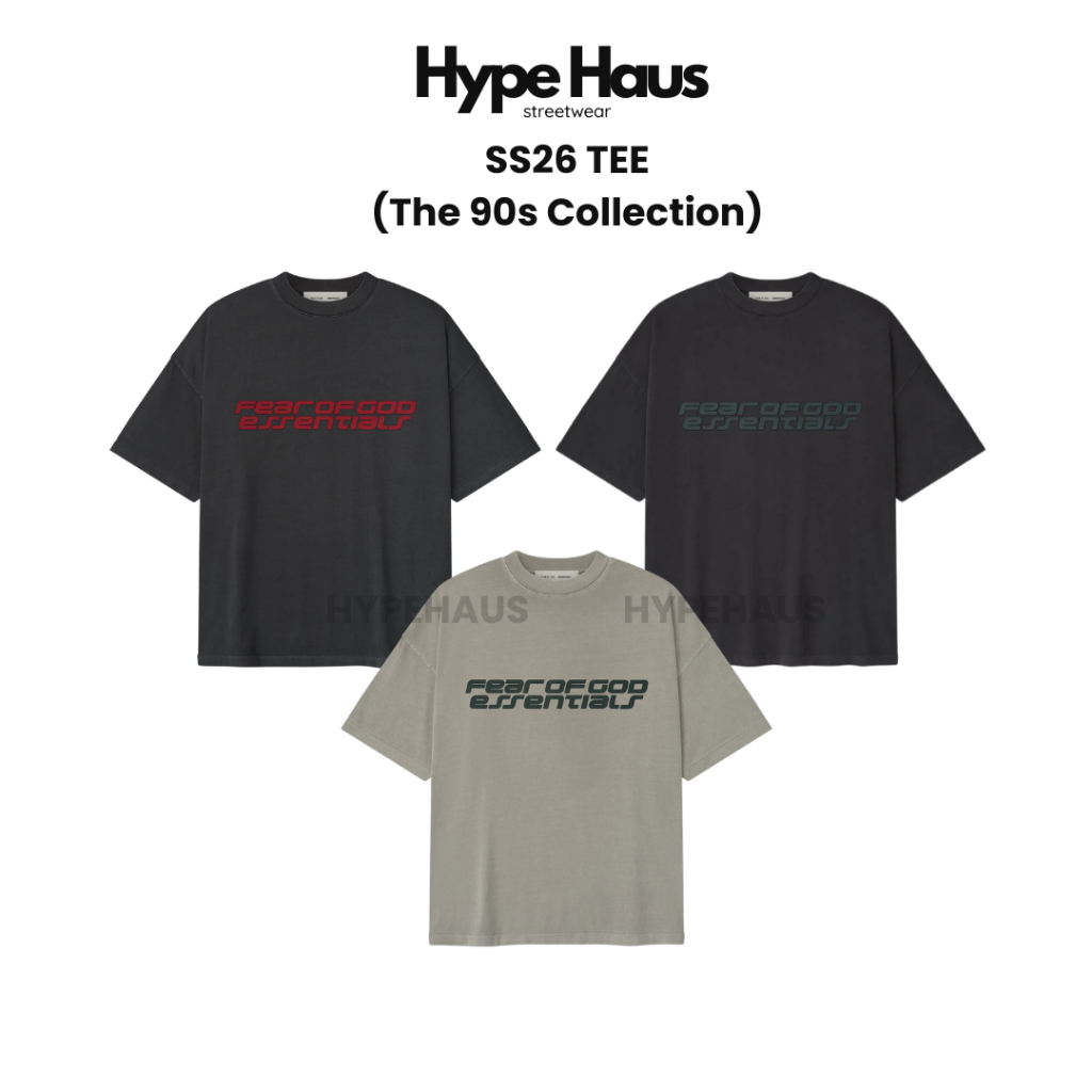 [แท้✅ พร้อมส่ง]  Essentials 90s Tee