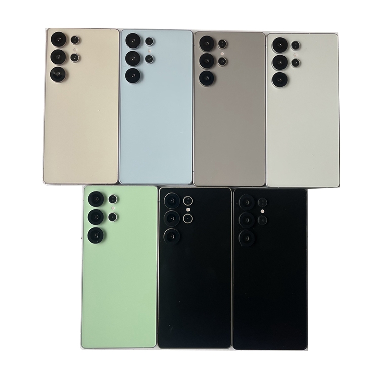 โมเดลโทรศัพท์มือถือพลาสติกขนาด 1:1 รุ่น S25 Ultra สำหรับตั้งโชว์ เป็นของเล่น