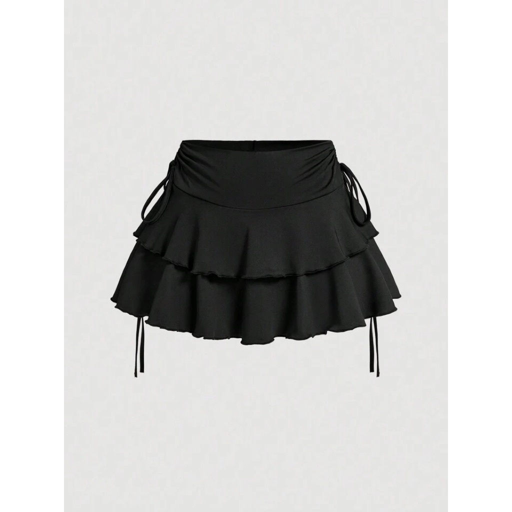 กระโปรงสั้นผ้าCotton y2k