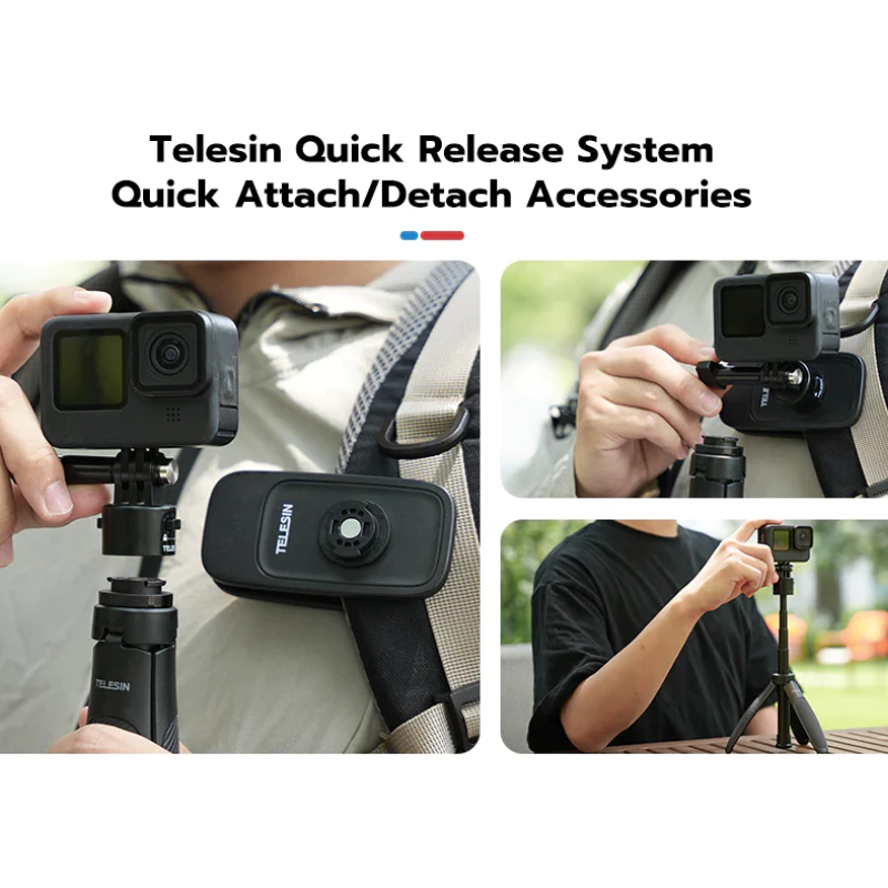 Telesin GoPro / DJI Osmo360 / Action 6 / 5Pro / 4 / 3 Insta360 Mini Selfie Stick thumbnail 6