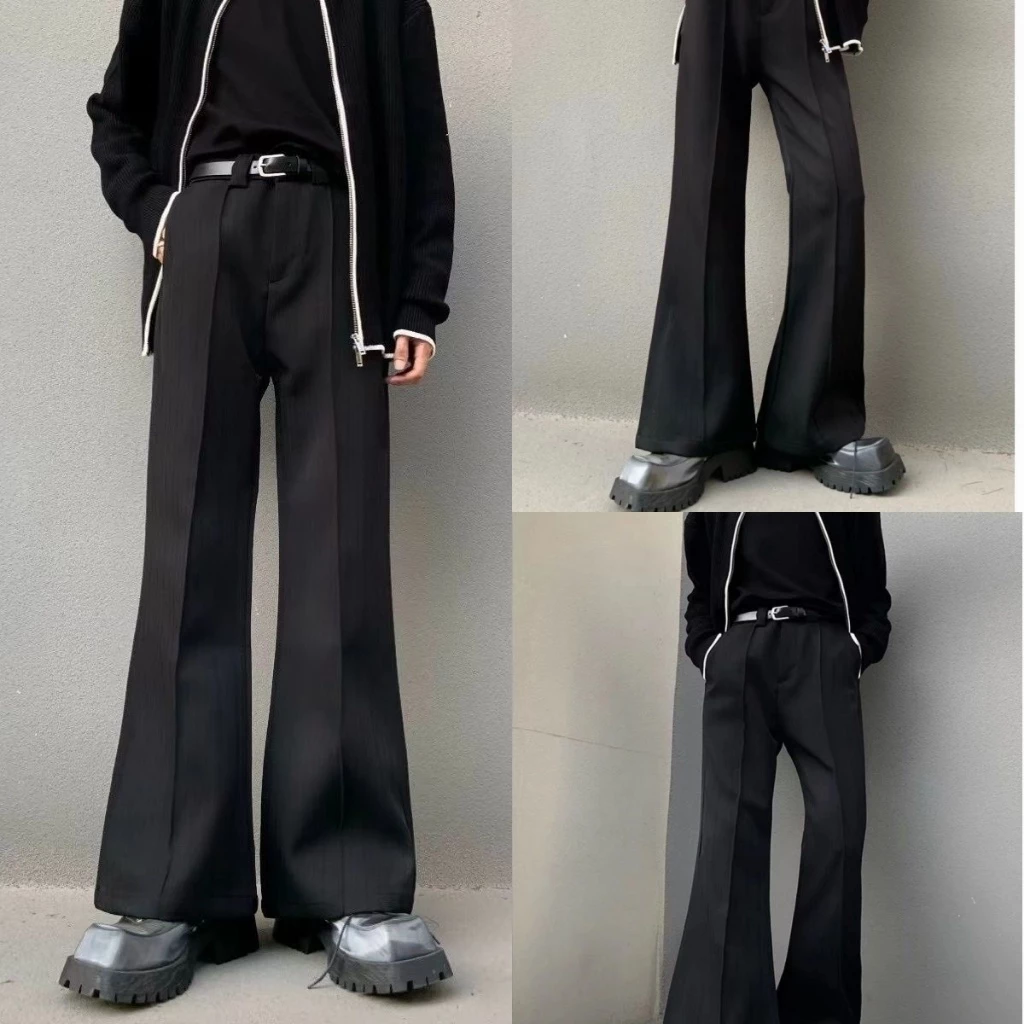กางเกงสแล็คชาย ขายาว สไตล์เกาหลี เอวปรับได้ ไซส์ M-5XL