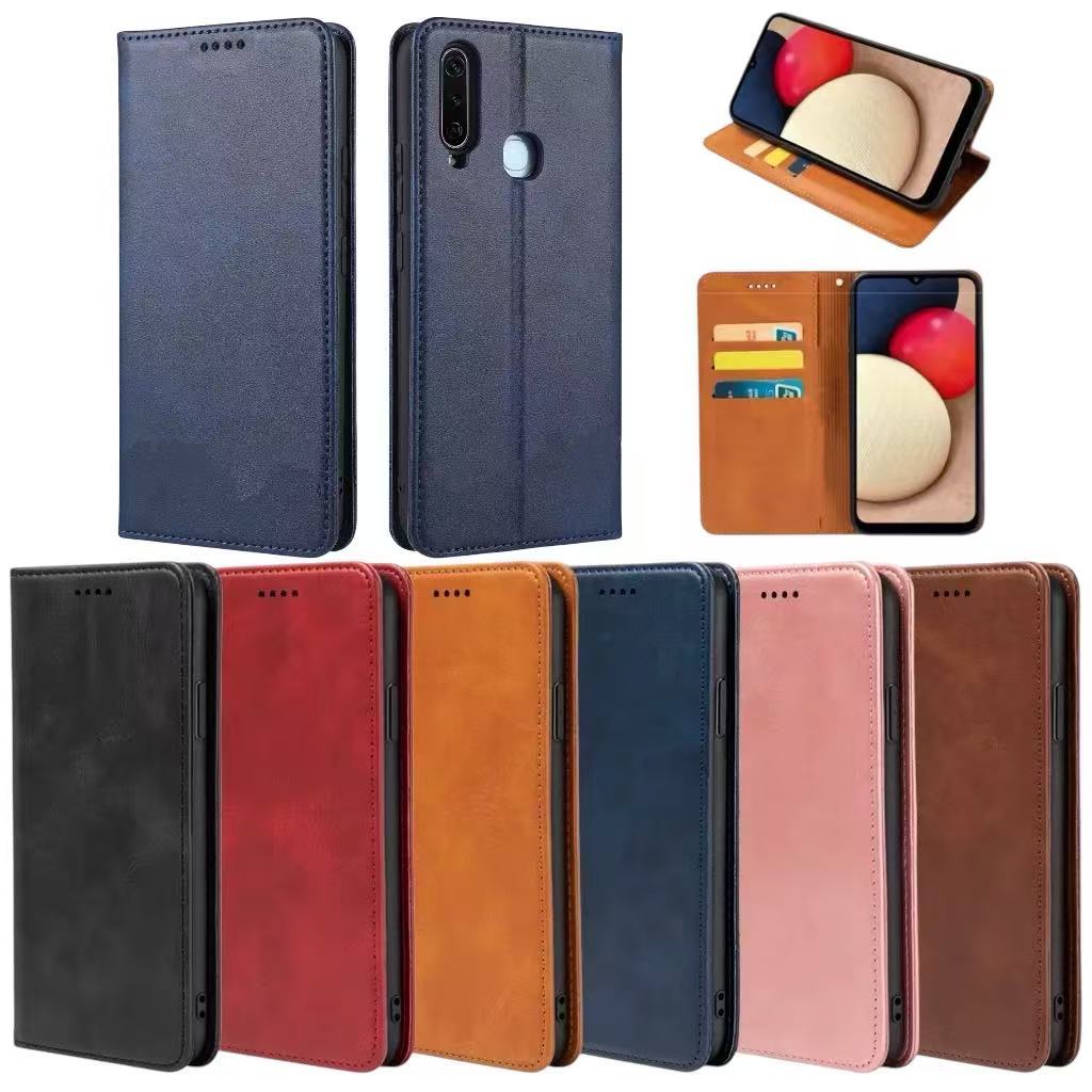 เคสฝาพับ กระเป๋าหนัง สำหรับ VIVO Y02 Y02T Y02A Y11 Y12 Y15 Y17 Y20i Y3S เคสกันกระแทก เปิดปิด ใส่บัตร