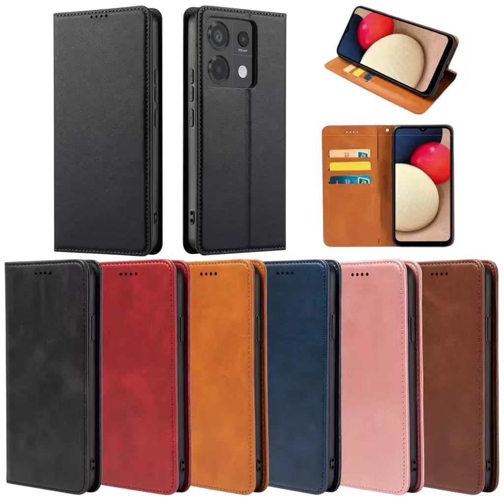 เคสฝาพับ กระเป๋าหนัง สำหรับ XIAOMI Redmi Note13 Note13Pro Note13ProPlus  กันกระแทก เปิดปิด ใส่บัตร ตั้งได้
