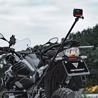 MOTOWOLF MDL3531ขายึดกล้อง ขาต่อกล้องยาวมอเตอร์ไซค์ ขากล้อง ปรับได้ ยืดหยุ่นกว่า