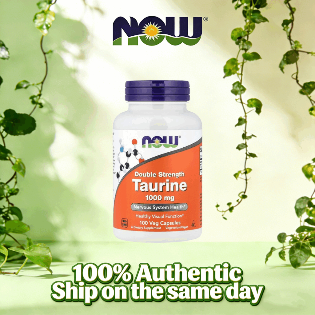 ทอรีน | Taurine 500 MG / 1,000 MG [Capsules] by NOW FOODS | Authentic Made in USA