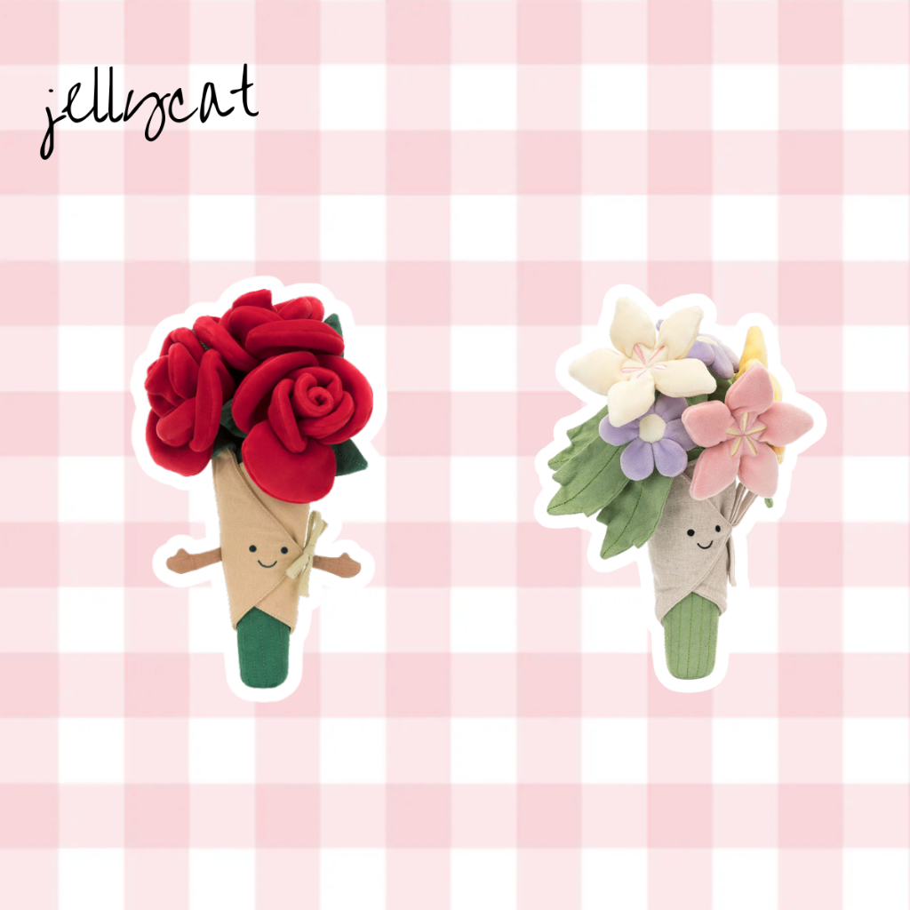 JELLYCAT Amuseables Bouquet of Flowers jellycat ตุ๊กตา ของแท้ 100% 💯 [การจัดส่งจากประเทศไทย]