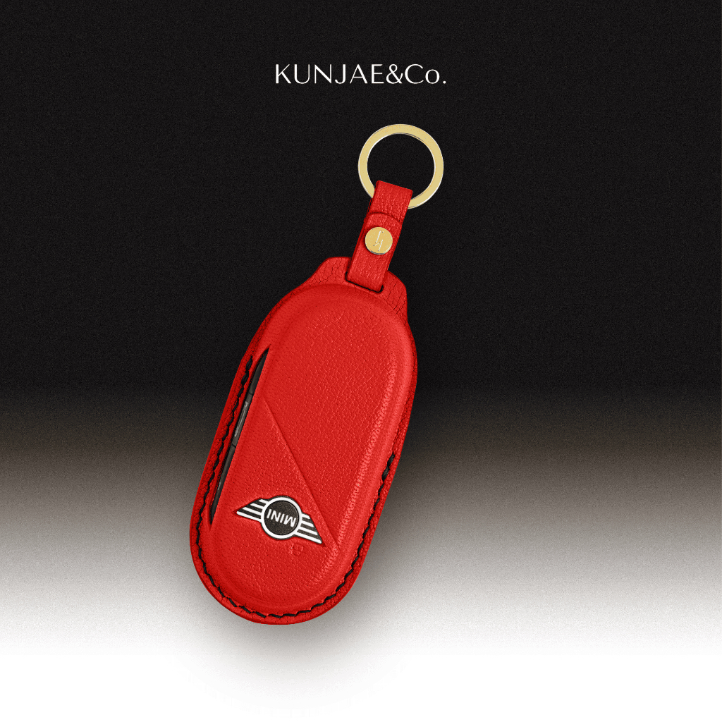KUNJAE&Co. เคสกุญแจรถยนต์ MINI หนังแพะ French Goat Leather (Handmade จัดส่งใน 7-10 วัน)