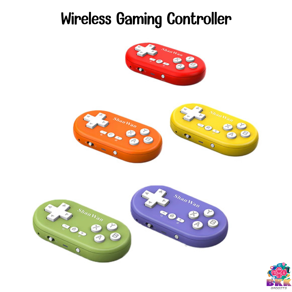 จอยเกมไร้สายบลูทูธ รองรับ E-Reader IOS Android Sw PS3/4 Bluetooth Joystick ขนาดเล็กพกพาสะดวก มี 5 สี