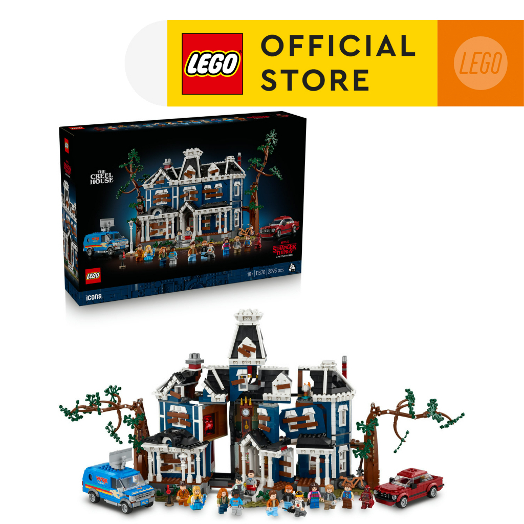 LEGO Icons 11370 Stranger Things: The Creel House (2593 Pieces), Building Blocks, Kids Toy