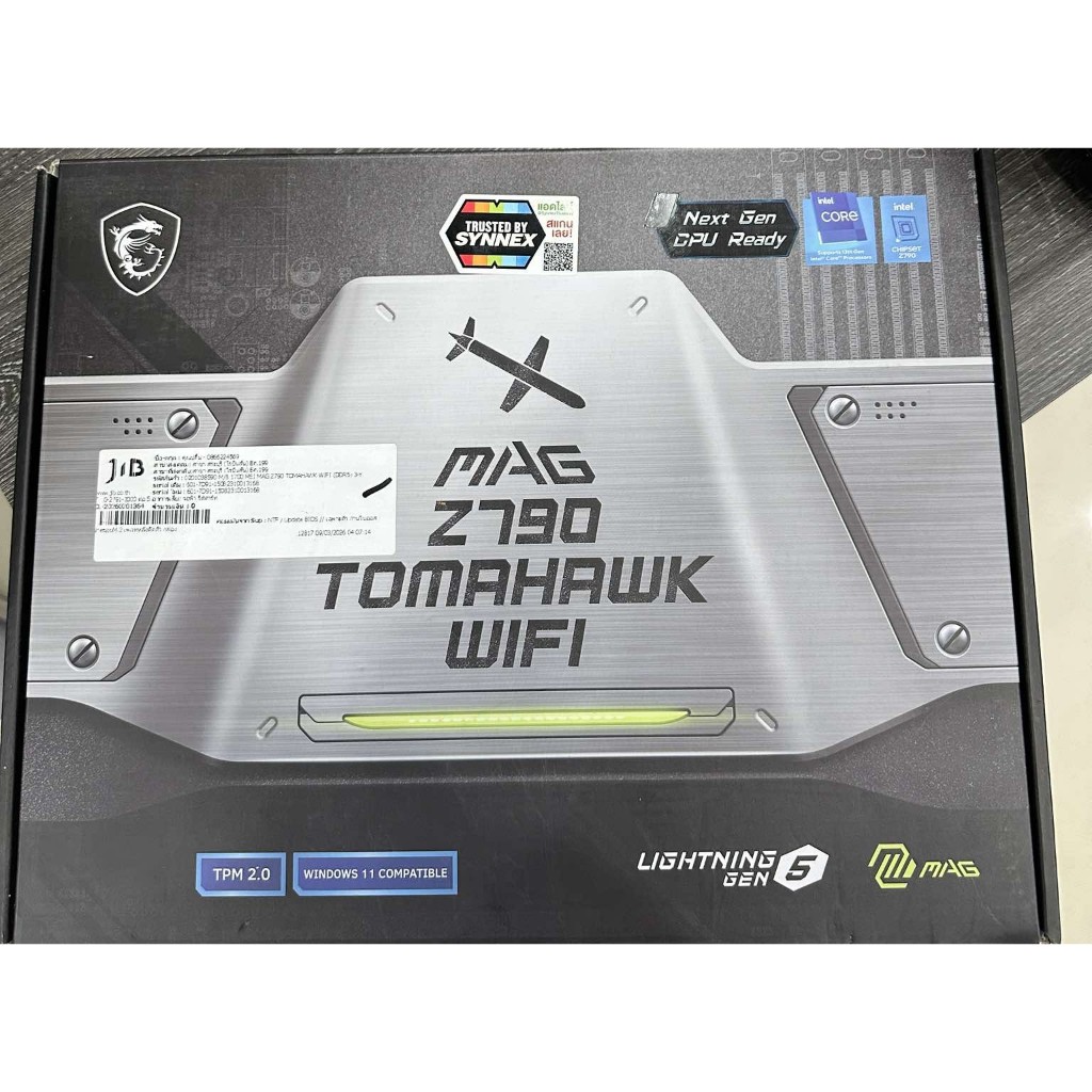 MAINBOARD (เมนบอร์ด) MSI MAG Z790 TOMAHAWK WIFI (LGA 1700) (ATX)(DDR5) มือสอง ครบกล่อง ประกันศูนย์ไท
