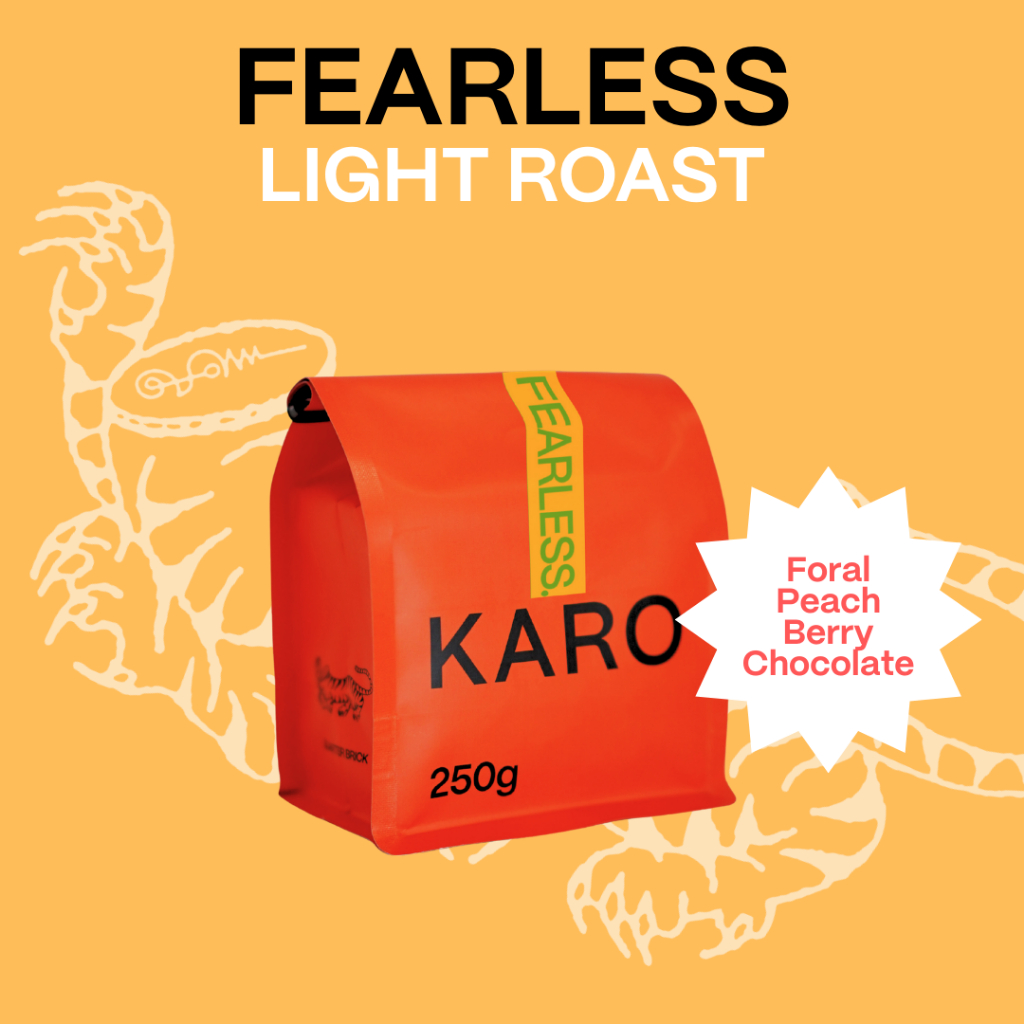 Karo Houseblend Coffee beans  Fearless House Blend Light Roast เมล็ดกาแฟคั่วอ่อน Honey Process