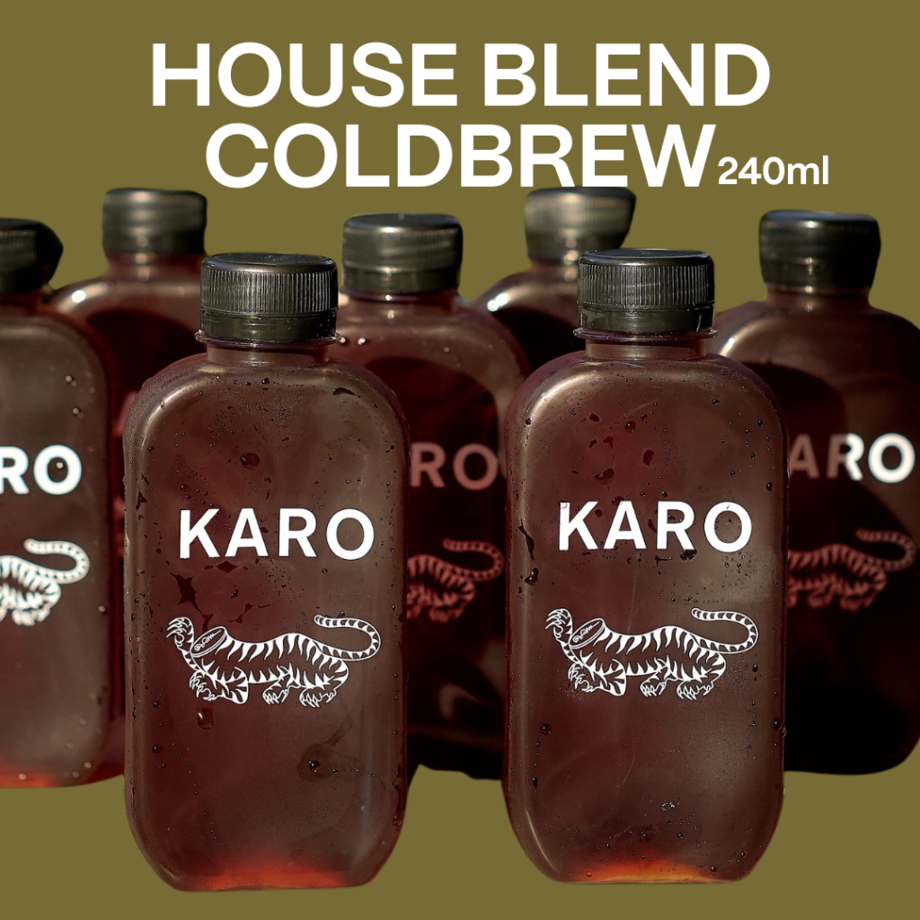 Karo House Blend Cold Brew (ready to drink) 240ml กาแฟสกัดเย็น แบบเข้มข้น