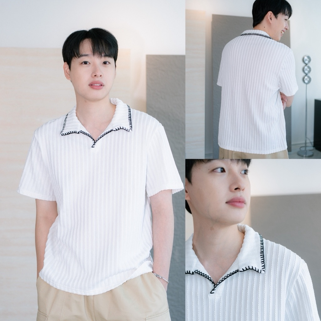 ZAMIO SETH POLO เสื้อโปโลแขนสั้นทรง oversize ราคา ถูกที่สุด ดีลบีเคเค แกลเลอรีภาพที่ 5