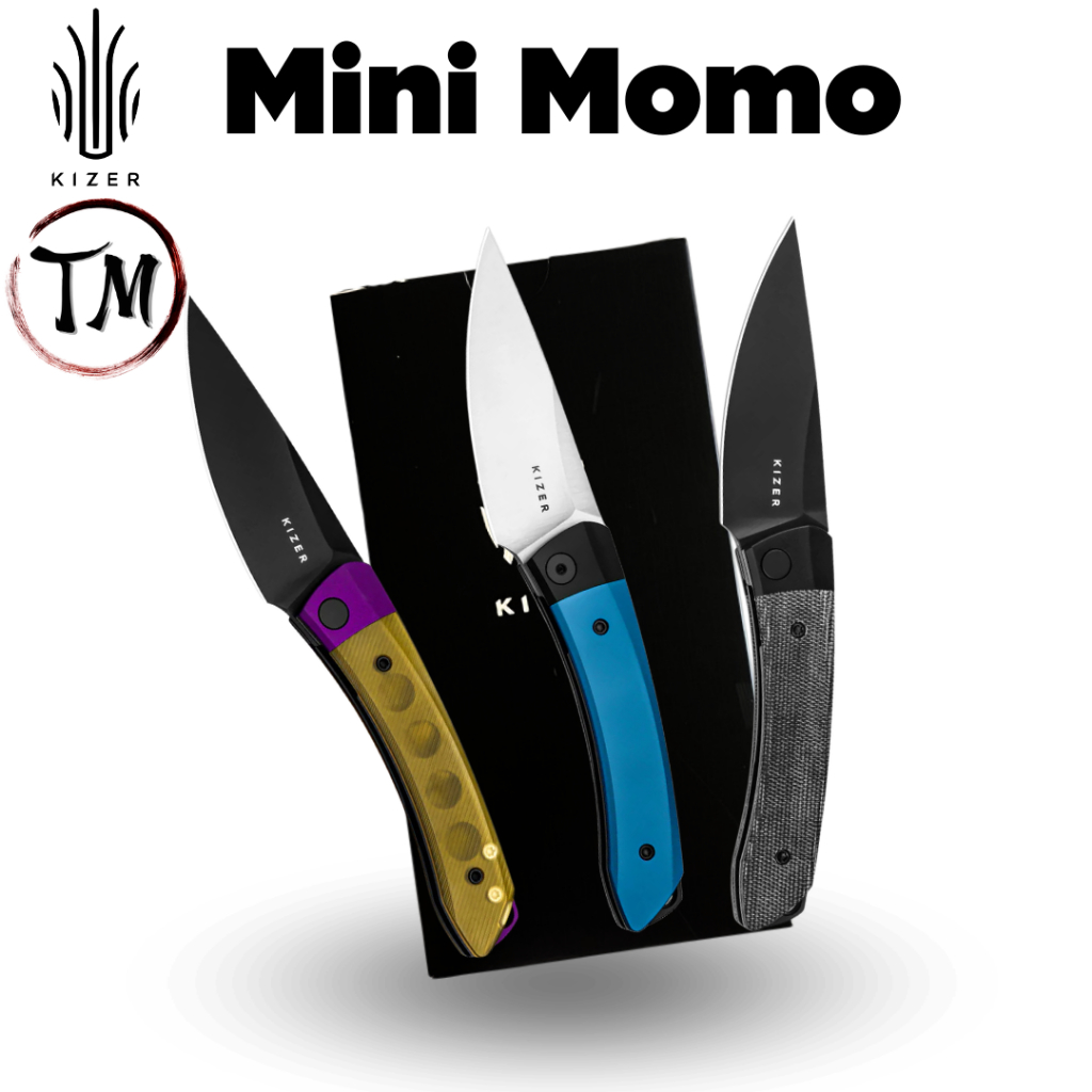 Kizer Mini Momo มีดรุ่นใหม่ล่าสุด มีดทำครัวแบบพับขนาดเล็กสำหรับใช้กลางแจ้งและพกพาสะดวก
