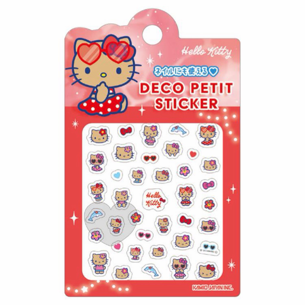 (พร้อมส่ง)Sanrio Petit Sticker Tan Kitty 🌺 - Nail sticker สติกเกอร์ติดเล็บติดตกแต่งโทรศัพท์ซานริโอ้จากญี่ปุ่น