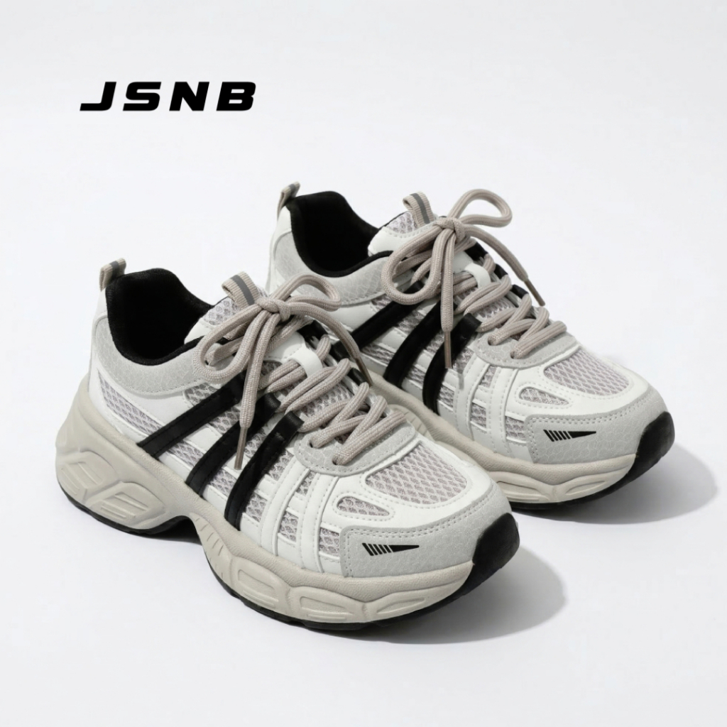 JSNB ส่งฟรี รองเท้าผ้าใบ ทรงสปอร์ต พร้อมส่ง ผ้าใบเสริมส้น รองเท้ากีฬา พื้นหนานุ่ม กันลื่น เบา ระบายอากาศได้ดี [LN922]