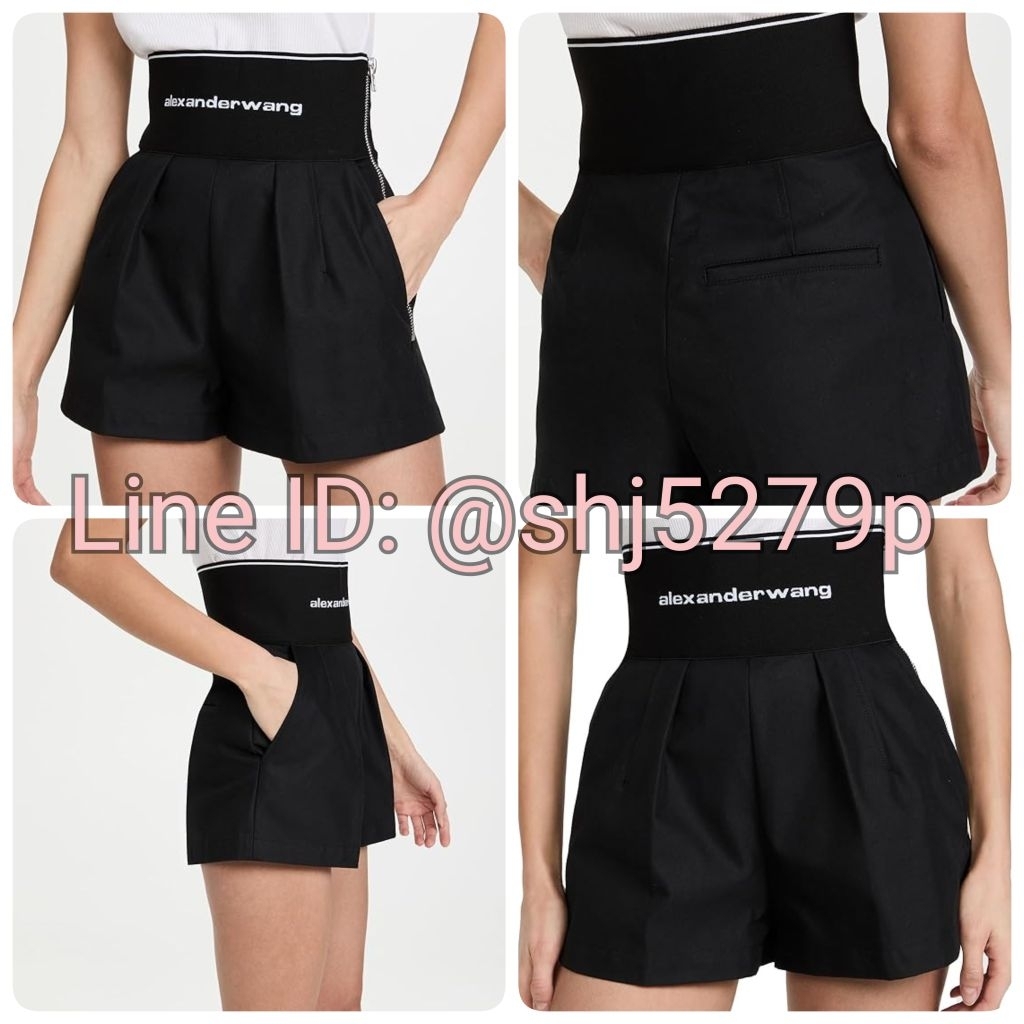 กางเกงขาสั้น Alexander Wang (สีเทา)