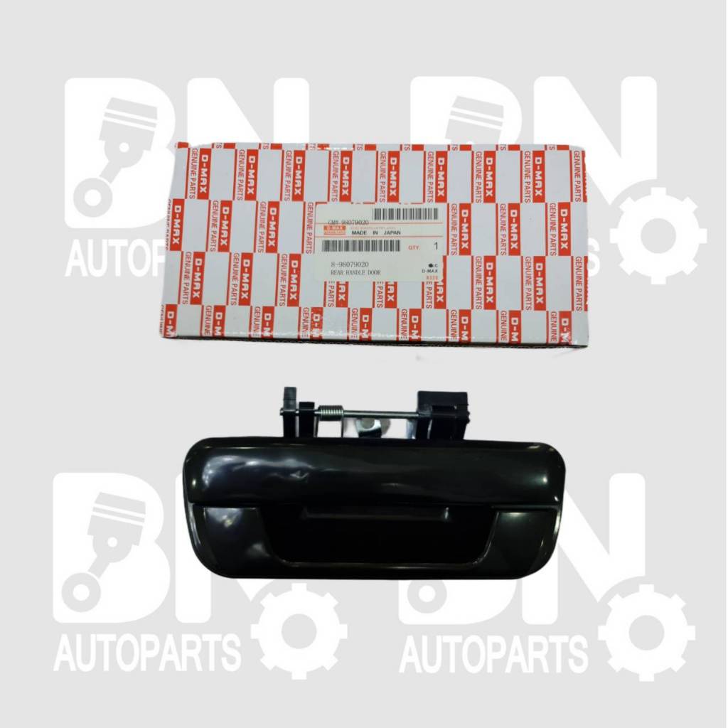 มือเปิดฝาท้าย มือเปิดกระบะท้าย D-MAX ดีแม็กซ์ COLORADO โคโรราโด้ สีดำ