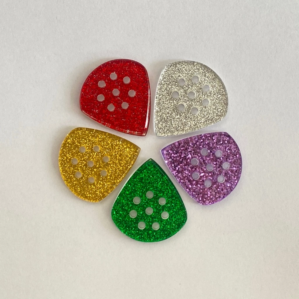 ปิ๊กกีตาร์ Speed Angle Sparkles Pack จัดเซ็ตสุดคุ้ม 5 ชิ้น ความหนา 2 มิล