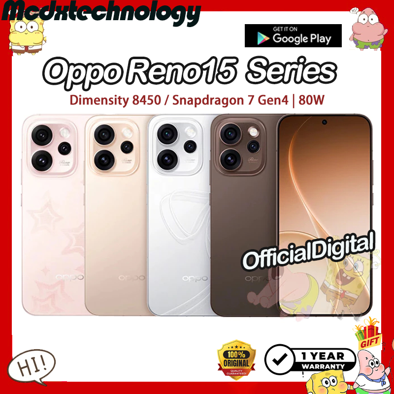 Oppo Reno 15 Pro Oppo Reno 15 Dimensity 8450 Oppo Reno 15C Snapdragon 7 Gen4 80W Oppo Reno15 Pro | สนับสนุนไทยและ Google