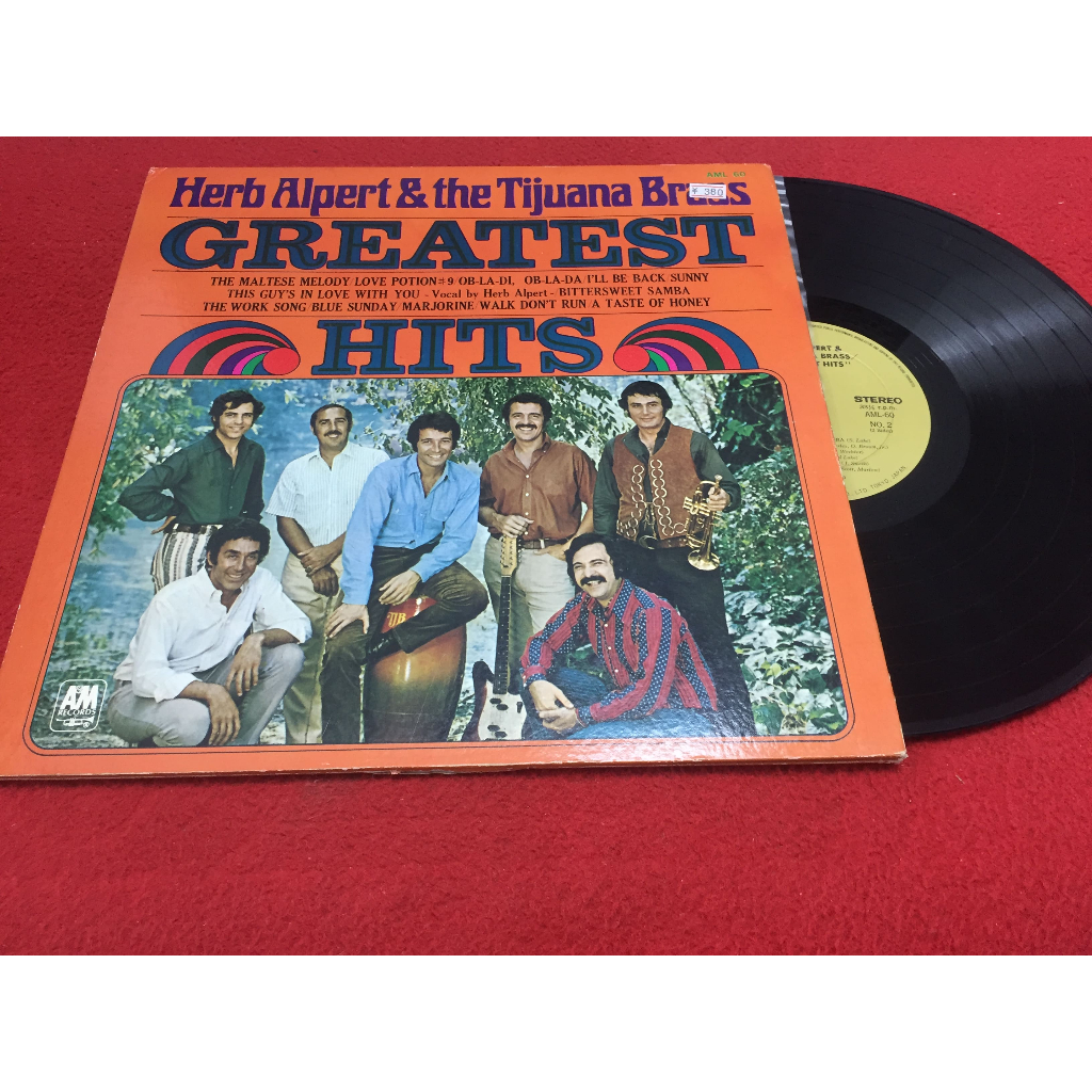 Greatest Hits -  Herb Alpert & The Tijuana Brass ขนาด 12 นิ้ว LP ร้าน PinHaiMusic B123