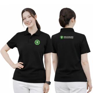 [ุรุ่นไม่มีกระเป๋า]โปโลสาธารณสุข ชาย-หญิงรวมสี ปัก2จุด อกซ้าย-และหลัง