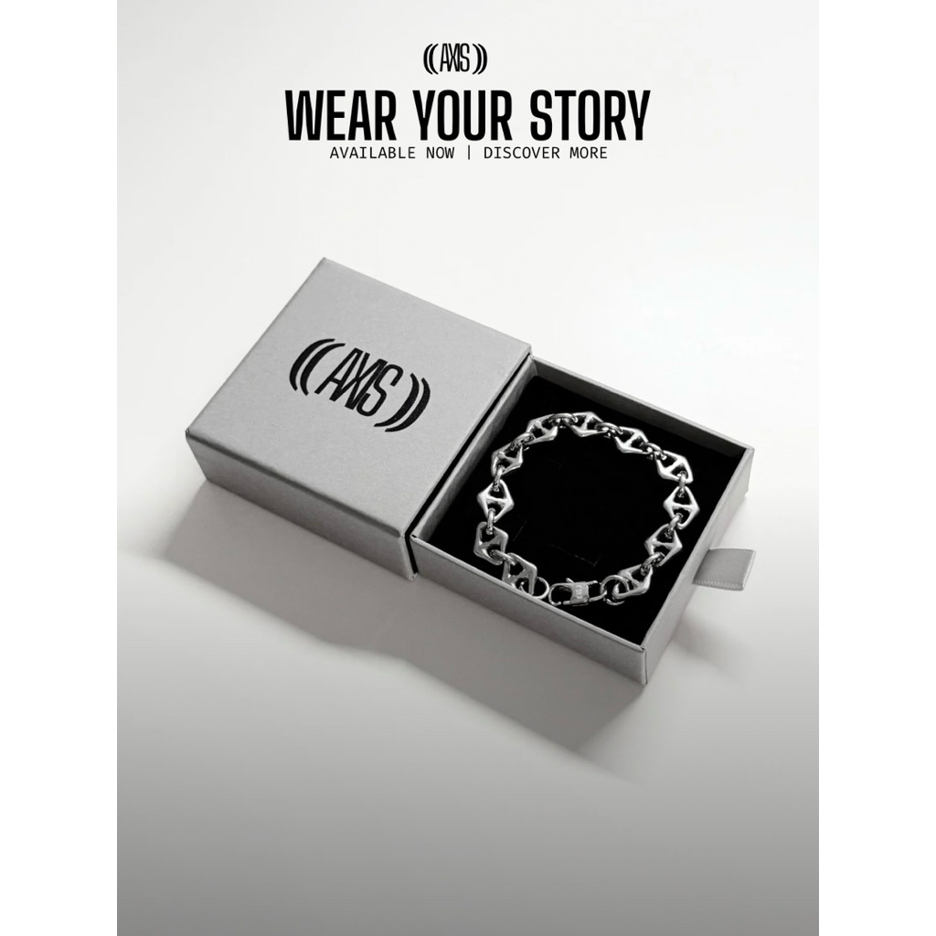 AXIS Lattice Bracelet สร้อยข้อมือ Stainless Steel กันน้ำ ไม่ลอก ไม่ดำ