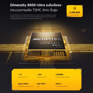 [NEW] Xiaomi POCO X8 Pro หน้าจอ AMOLED 1.5K 120Hz สว่างพิเศษ กล้อง Sony IMX882 50MP OIS แบตเตอรี่ 6500mAh