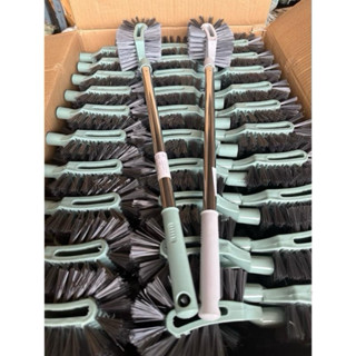 แปรงล้างห้องน้ำ 2ทาง ความยาว:55ซม.คุณภาพหนา ด้ามเลส รุ่นพิเศ…