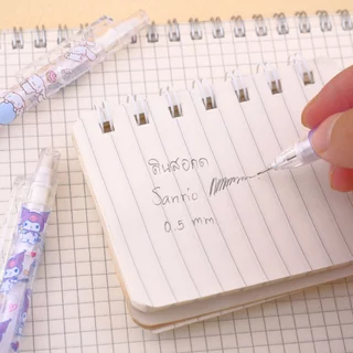 Sanrio - ดินสอกด ด้ามสีใส ขนาดเส้น 0.5mm. มียางลบในตัว - สินค้าลิขสิทธิ์แท้