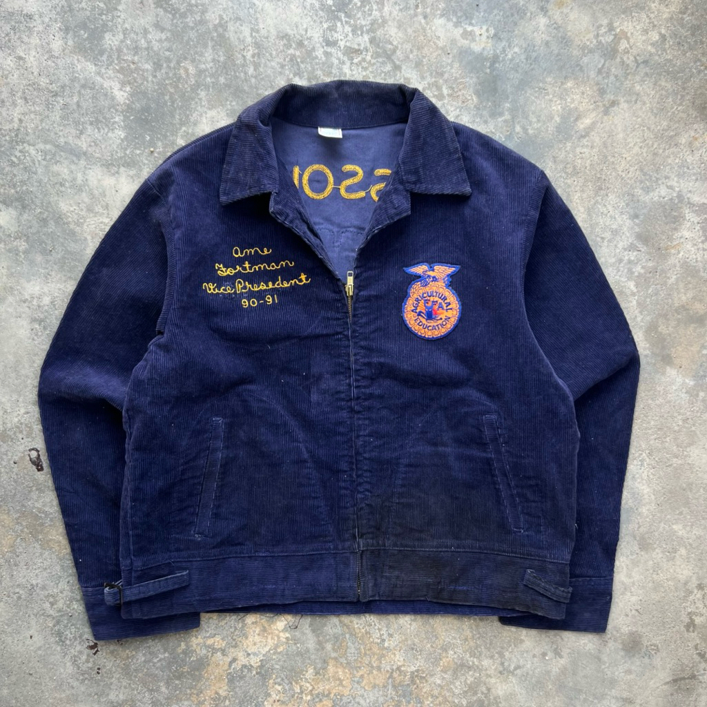 VINTAGE 1990s’ JACKET FFA MISSOURI CASSVILLE MADE IN USA