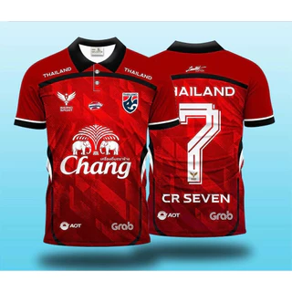 เสื้อกีฬาคอปก เสื้อกีฬาพิมพ์ลาย