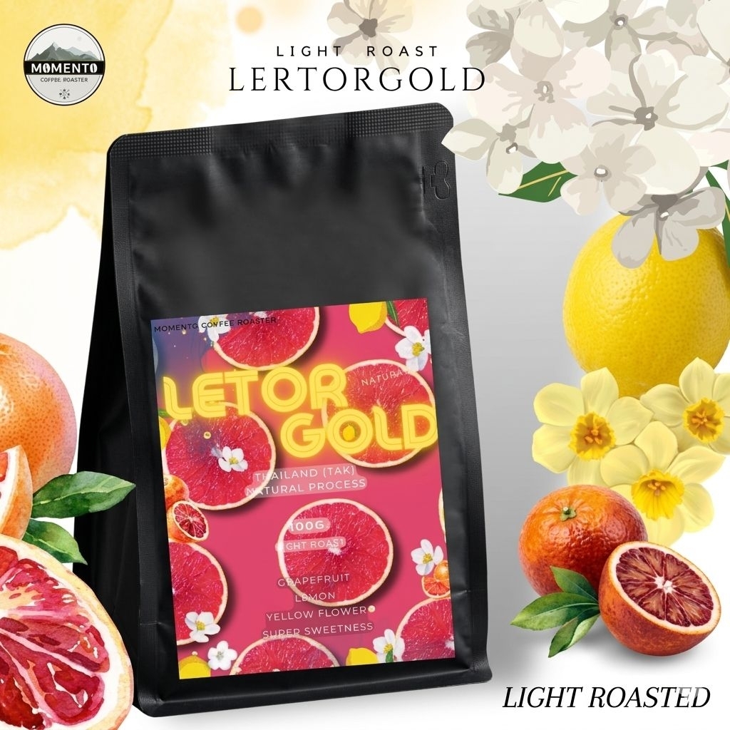 Lertorgold ท่าสองยาง ช่างเปา 100g. คั่วอ่อน
