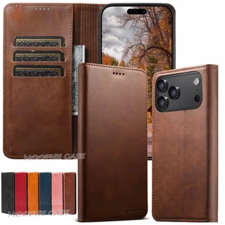 เคสฝาพับหนัง กระเป๋า ตั้งได้ สำหรับ iPhone 17 17Pro 17Air 17Promax 16 15 14 13 12 11 Pro Max 7Plus 8Plus Mini 13pro