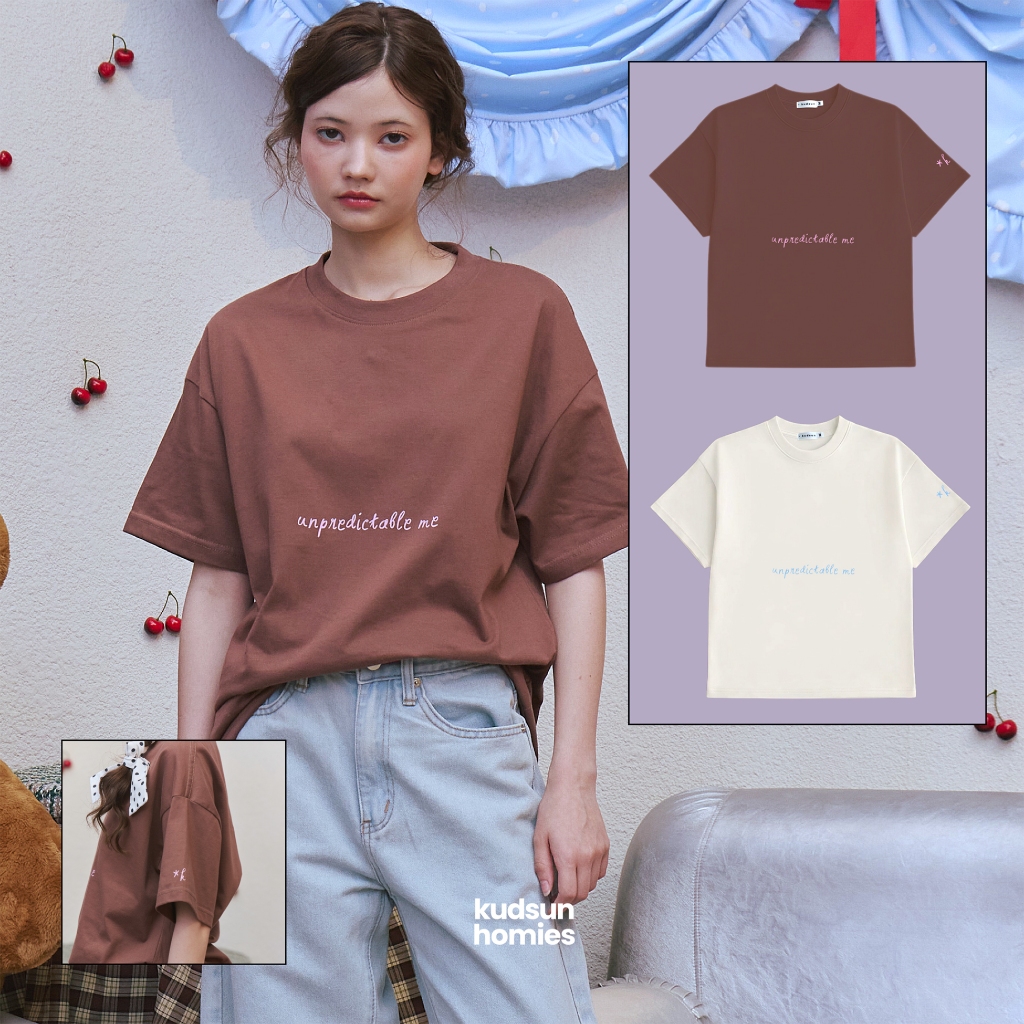 Kudsun's Oversized Tee - Unpredictable Me เสื้อยืดโอเวอร์ไซส์
