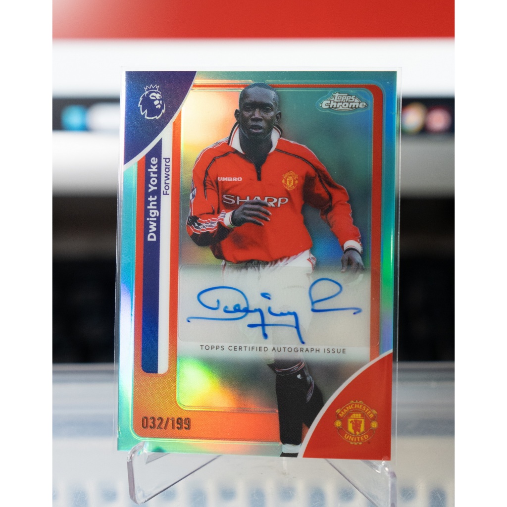 2026 Topps Chrome Premier League DWIGHT YORKE Auto /199