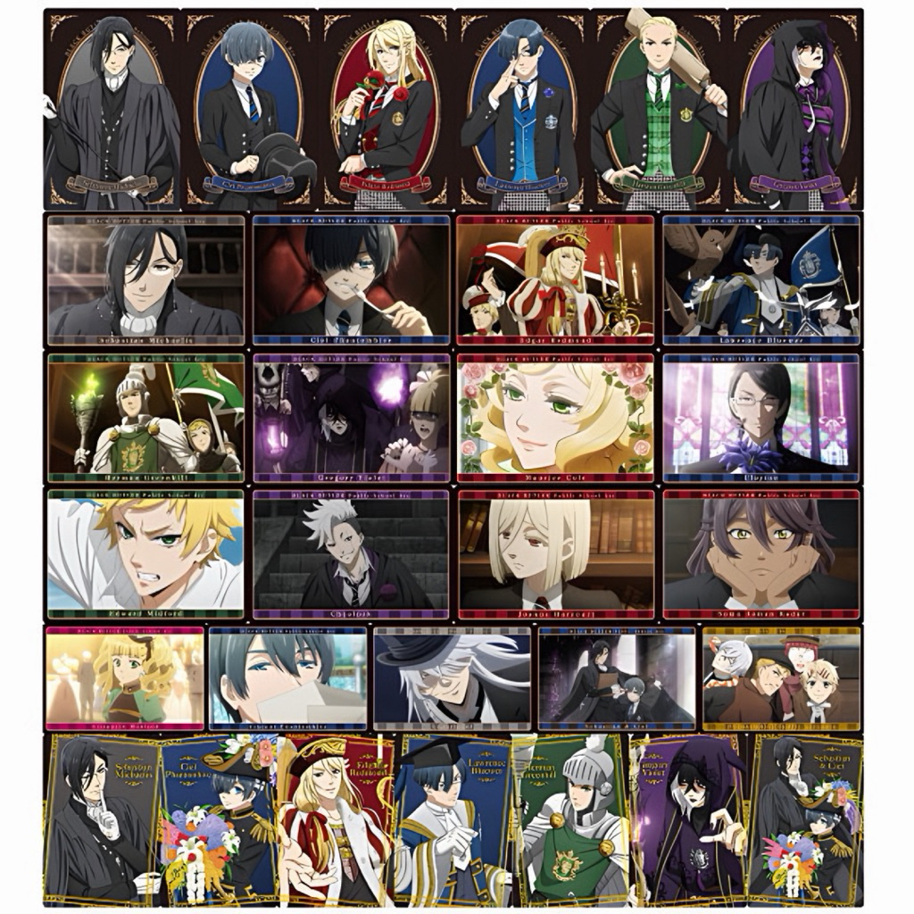 🔥พร้อมส่ง🔥การ์ด เวเฟอร์ อนิเมะ Black Butler คนลึกไขปริศนาลับ | Black Butler : Public School Arc Wafer Card