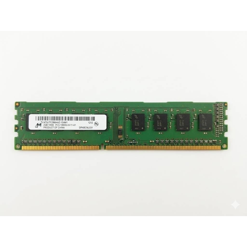DDR3 2G BUS 1333 Micron 1Rx8 PC3-10600 มี 8 ชิป