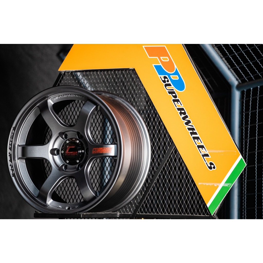 ล้อแม็กซ์ RG06SNE 18*9.0 6/139.7 ET.25 (สีกันเมทาลิค+เพลทแดง) (4วง) ฟรีจุ๊บลม