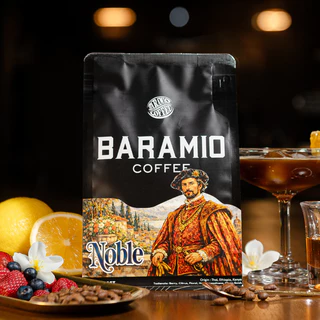 Baramio เมล็ดกาแฟคั่ว Noble 250g.- 1Kg.(Arabica100% : Thai/Ethiopia/Kenya) Tasting Notes:Berry, Citrus, Floral, Honey