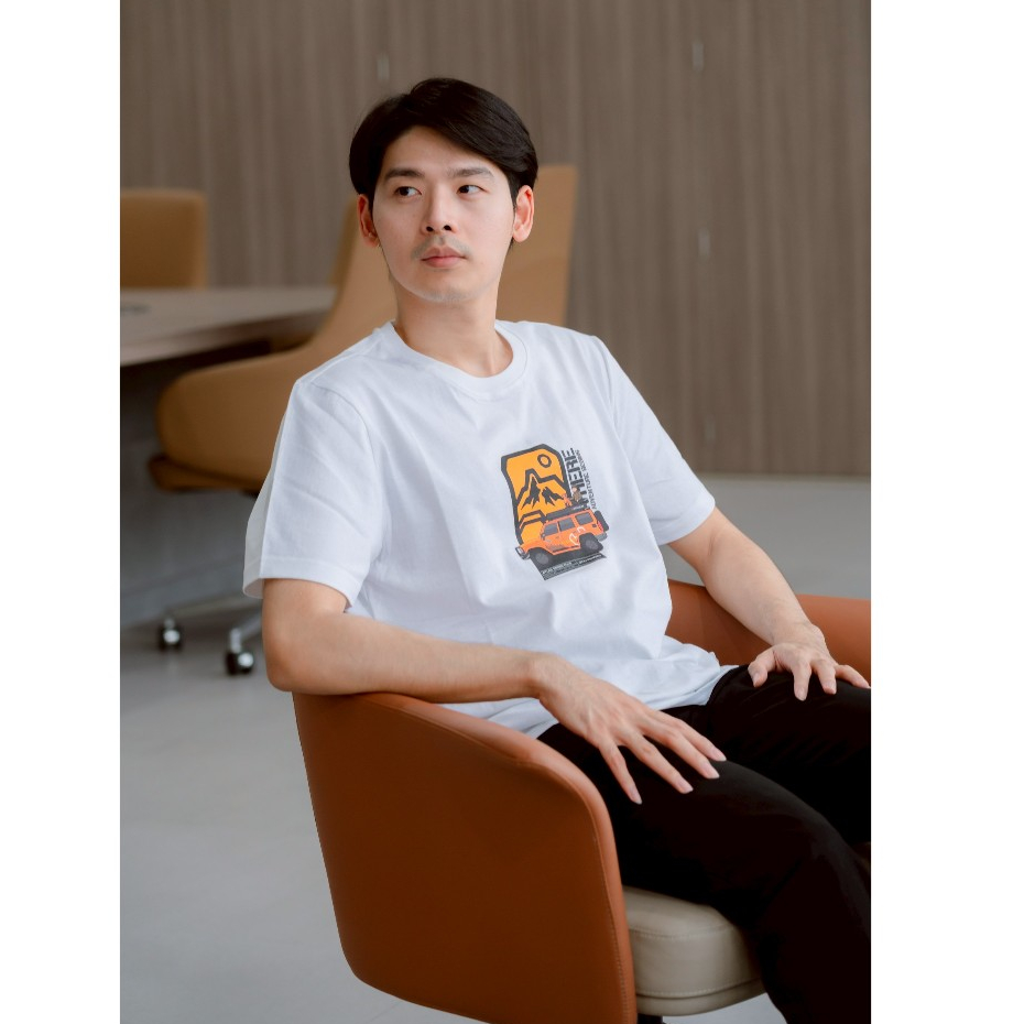 HAMER4x4 เสื้อยืดสีขาว ลายGWM TANK300