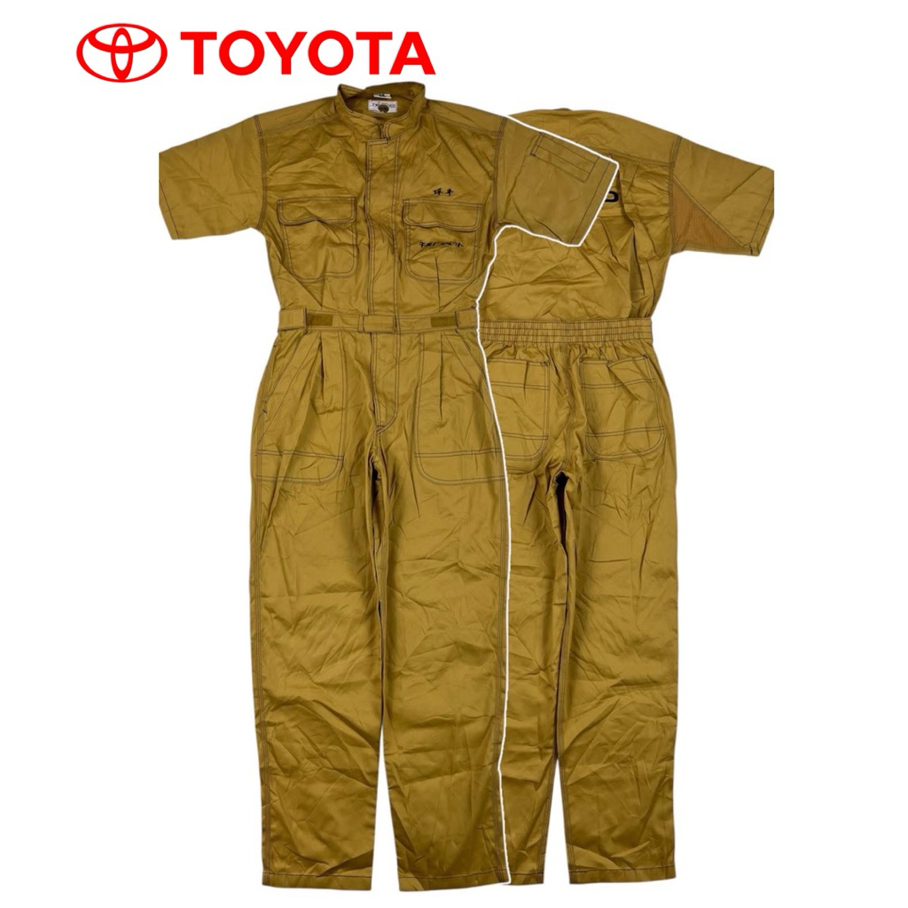 ชุดหมี ชุดช่าง ชุดยูนิฟอร์ม ชุดทำงาน Toyota ใหม่มาก หายาก นานๆมาที no.A77
